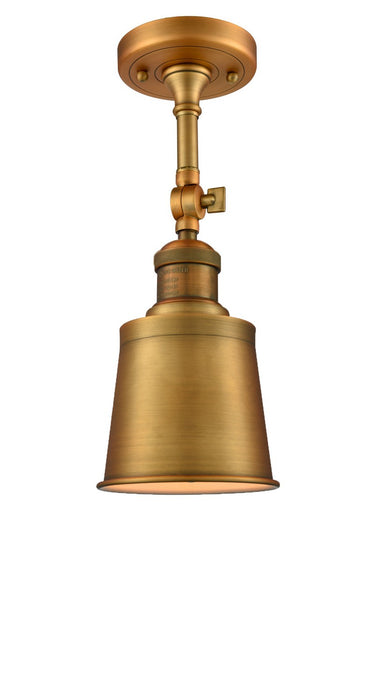 Innovations 201F-BB-M9-BB-LED LED Semi-Flush Mount, Brushed Brass