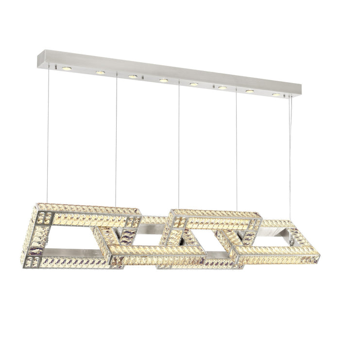 Zeev Lighting CD10325-8-PN Eight Light Chandelier, Polished Nickel