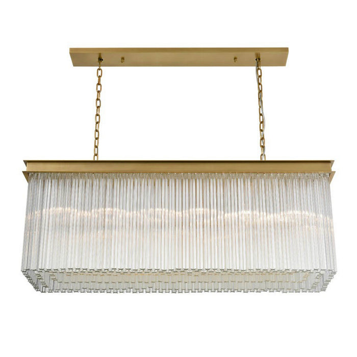 Zeev Lighting CD10328-20-AGB 20 Light Chandelier, Aged Brass