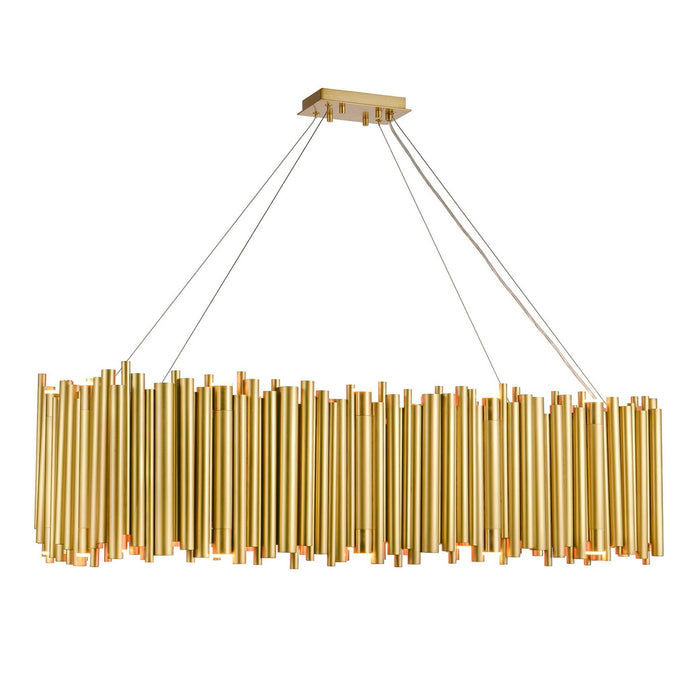 Zeev Lighting CD10393-24+16-AGB 56 Light Chandelier, Aged Brass