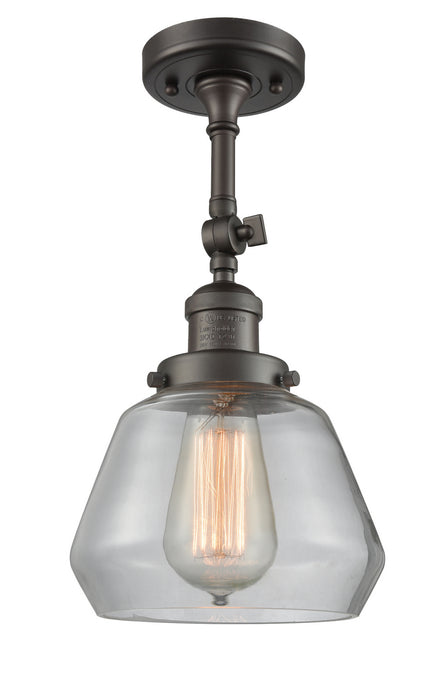 Innovations 201F-OB-G172-LED LED Semi-Flush Mount, Oil Rubbed Bronze