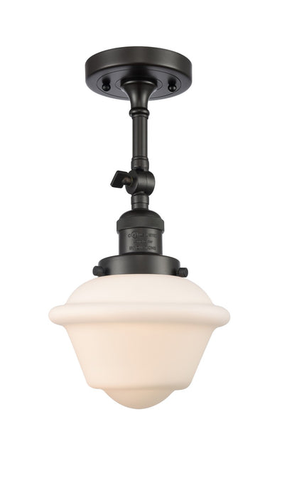 Innovations 201F-OB-G531-LED LED Semi-Flush Mount, Oil Rubbed Bronze