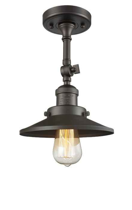 Innovations 201F-OB-M5-LED LED Semi-Flush Mount, Oil Rubbed Bronze