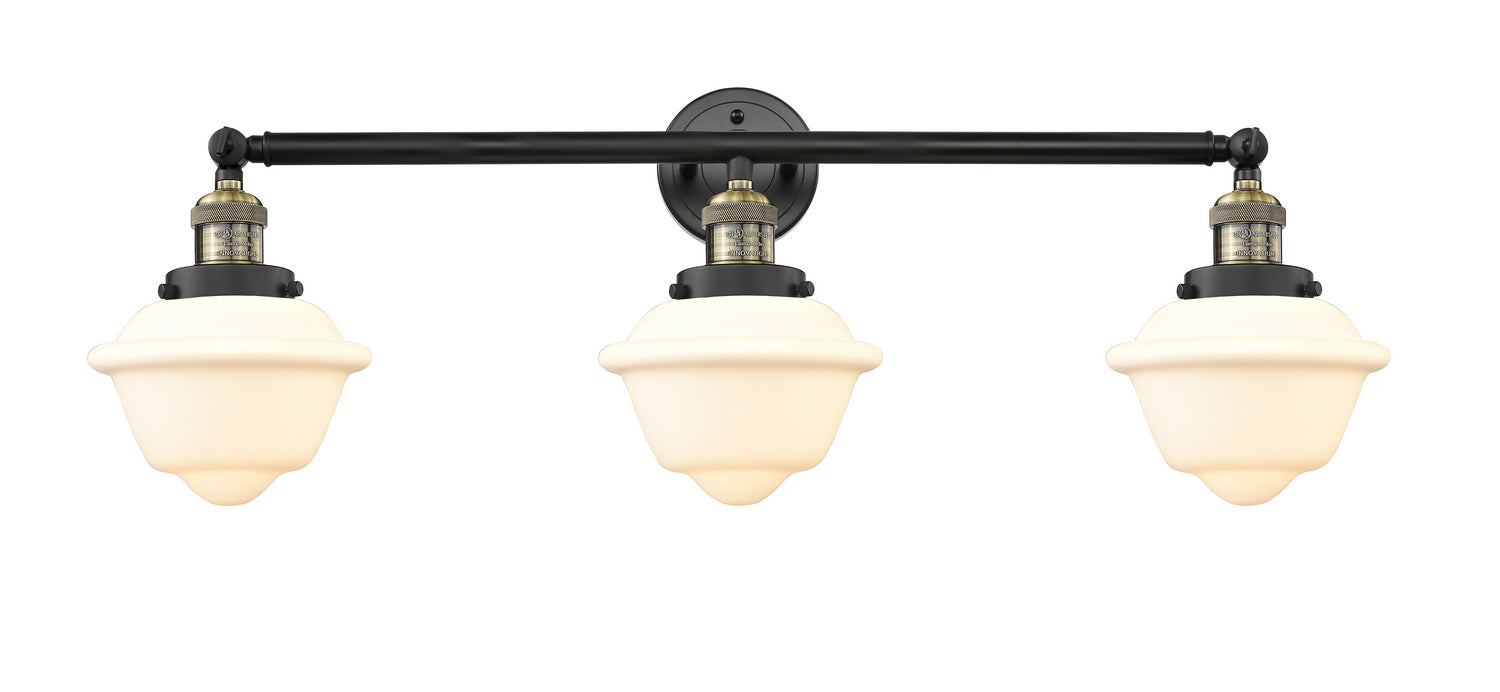 Innovations 205-BAB-G531 Three Light Bath Vanity, Black Antique Brass