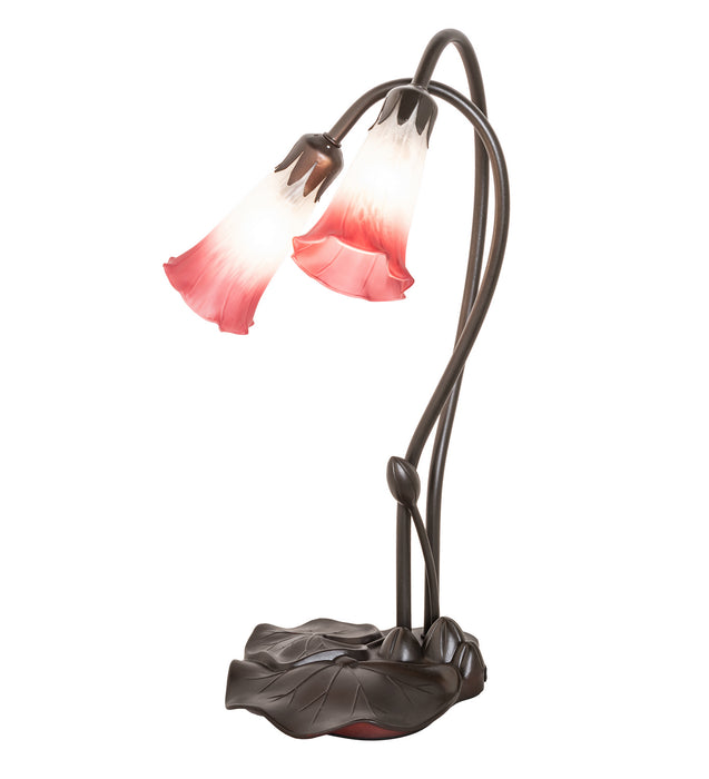 Meyda Tiffany 173759 Two Light Accent Lamp, Mahogany Bronze