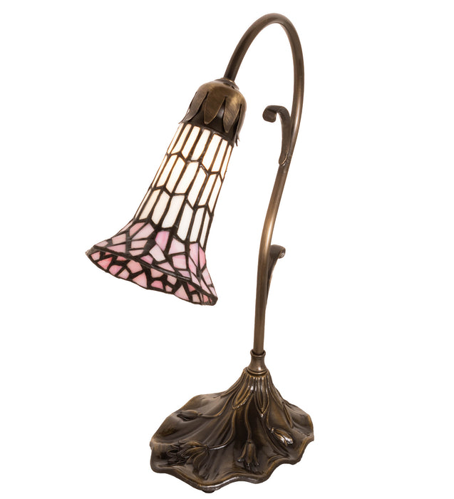 Meyda Tiffany 21810 One Light Mini Lamp, Antique Brass