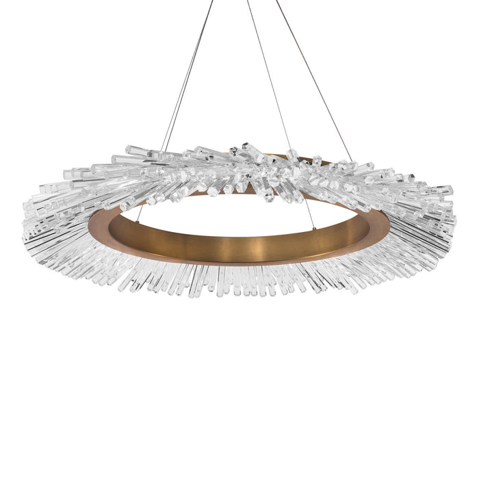 Schonbek Beyond BPD46237-AB LED Pendant, Aged Brass