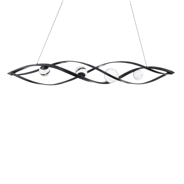 Schonbek Beyond BPD50257-BK LED Linear Pendant, Black