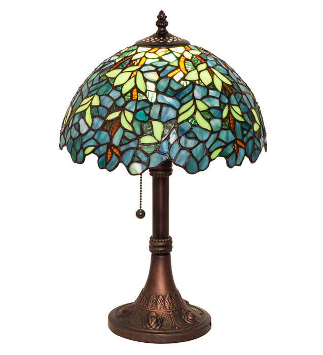 Meyda Tiffany 251088 17"Table Lamp, Mahogany Bronze
