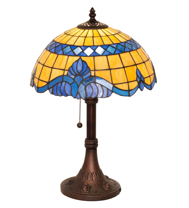 Meyda Tiffany 251094 One Light Accent Lamp, Mahogany Bronze
