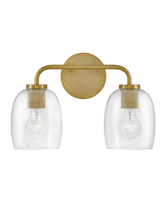 Lark 85012LCB LED Vanity, Lacquered Brass