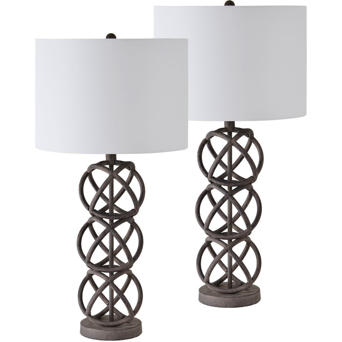 Renwil LPT871-SET2 Table Lamp (Set Of 2), Black