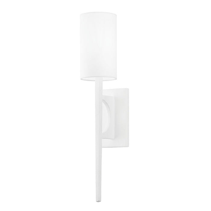 Troy Lighting B1041-GSW One Light Wall Sconce, Gesso White
