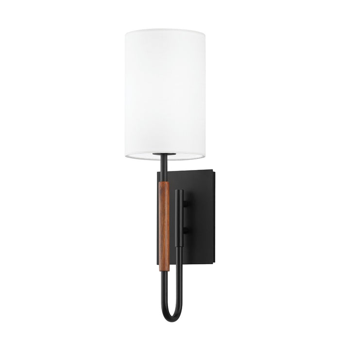 Troy Lighting B1061-SBK One Light Wall Sconce, Soft Black