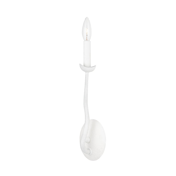 Troy Lighting B1081-GSW One Light Wall Sconce, Gesso White