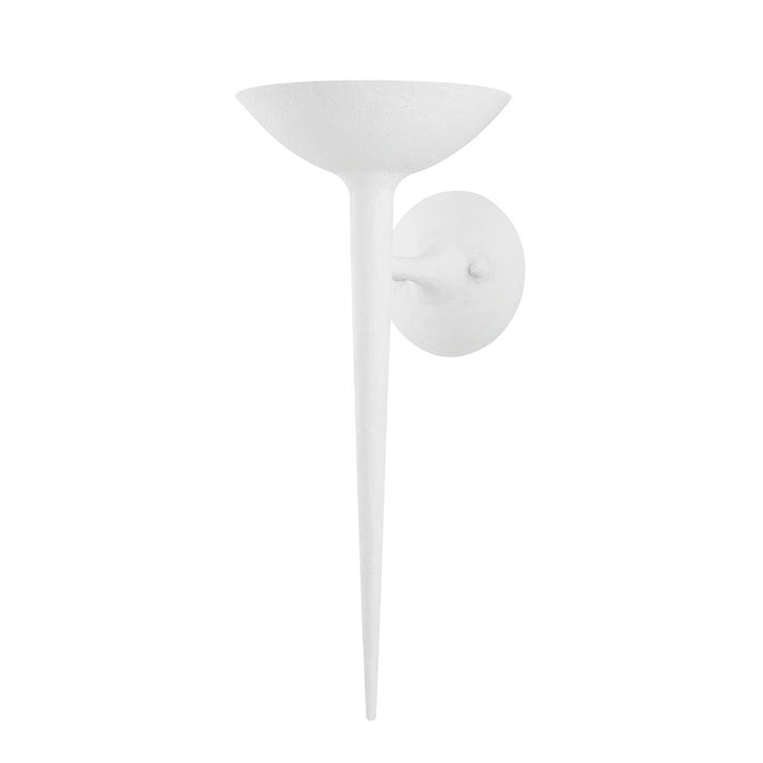 Troy Lighting B2601-GSW One Light Wall Sconce, Gesso White