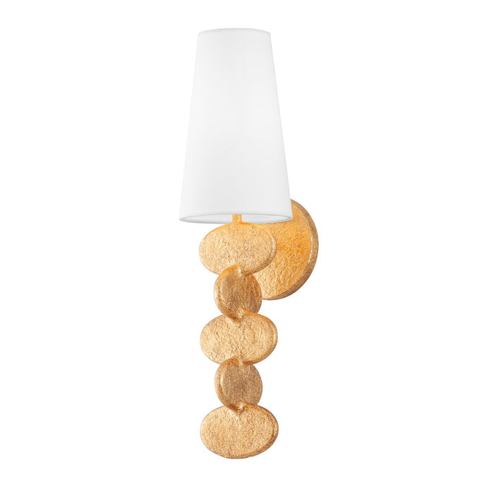 Troy Lighting B3501-VGL One Light Wall Sconce, Vintage Gold Leaf