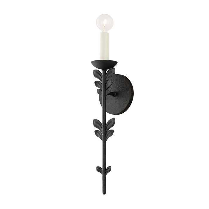 Troy Lighting B4411-BI One Light Wall Sconce, Black Iron