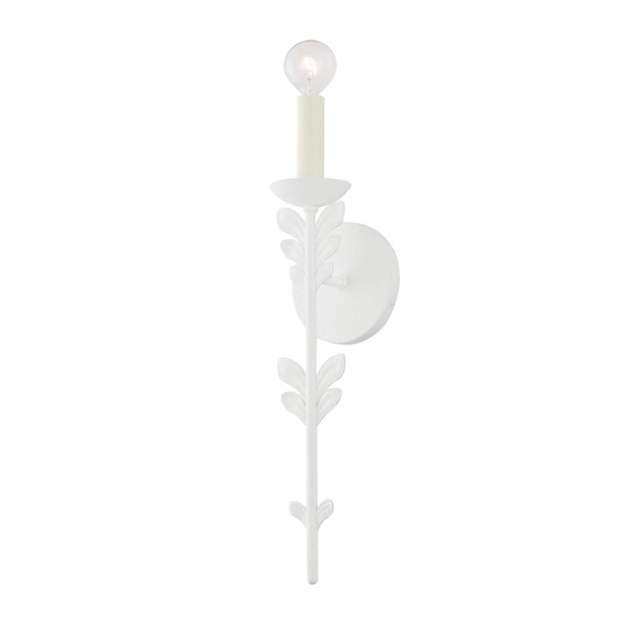 Troy Lighting B4411-GSW One Light Wall Sconce, Gesso White