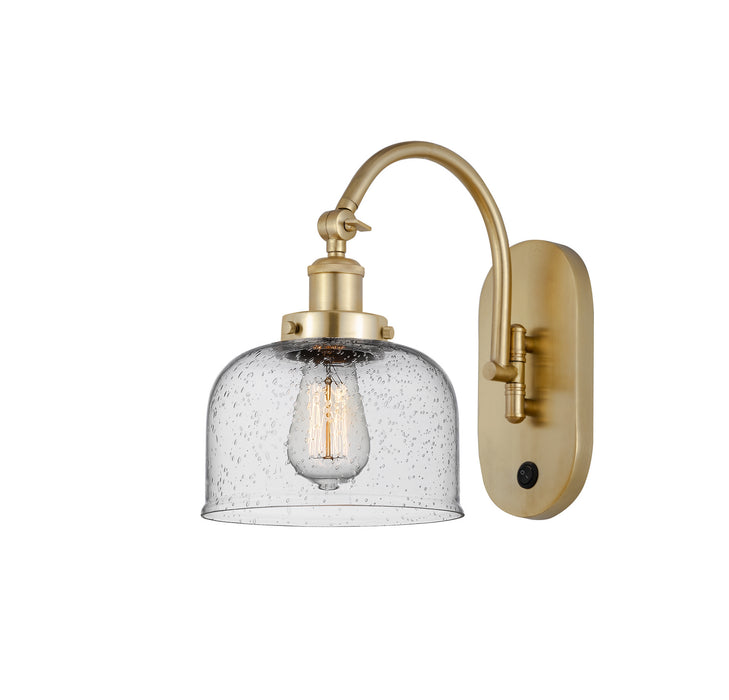 Innovations 918-1W-SG-G74 One Light Wall Sconce, Satin Gold