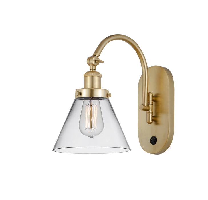 Innovations 918-1W-SG-G42 One Light Wall Sconce, Satin Gold