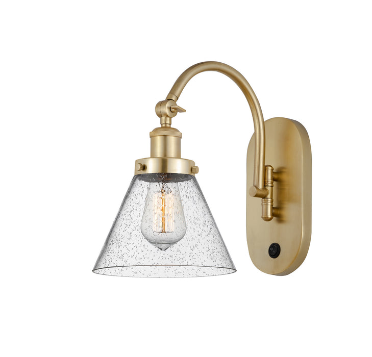 Innovations 918-1W-SG-G44 One Light Wall Sconce, Satin Gold
