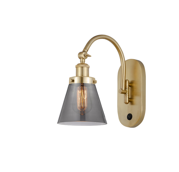 Innovations 918-1W-SG-G63 One Light Wall Sconce, Satin Gold