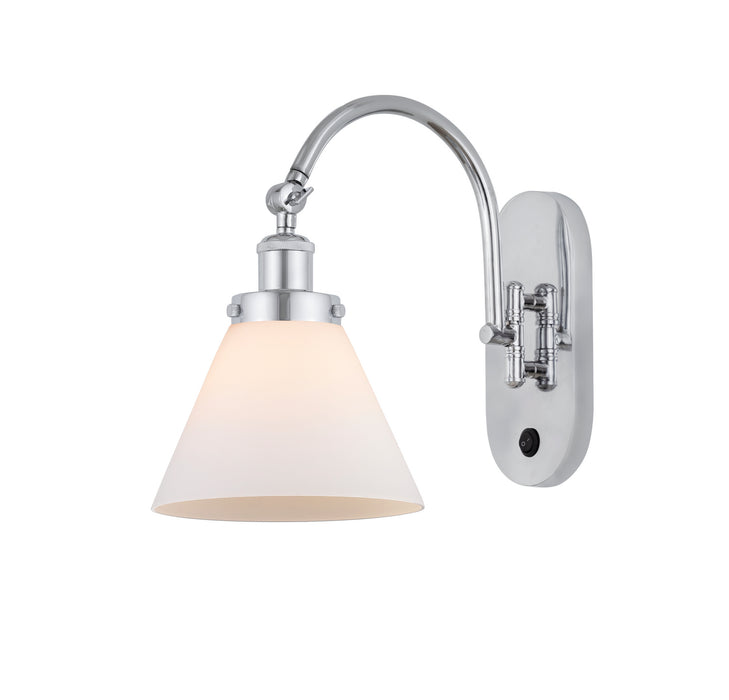 Innovations 918-1W-PC-G41 One Light Wall Sconce, Polished Chrome