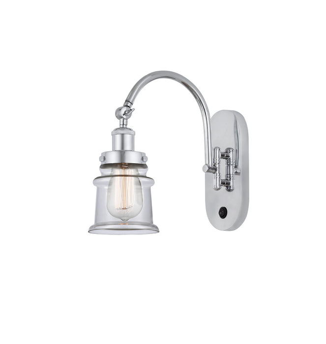 Innovations 918-1W-PC-G182S One Light Wall Sconce, Polished Chrome