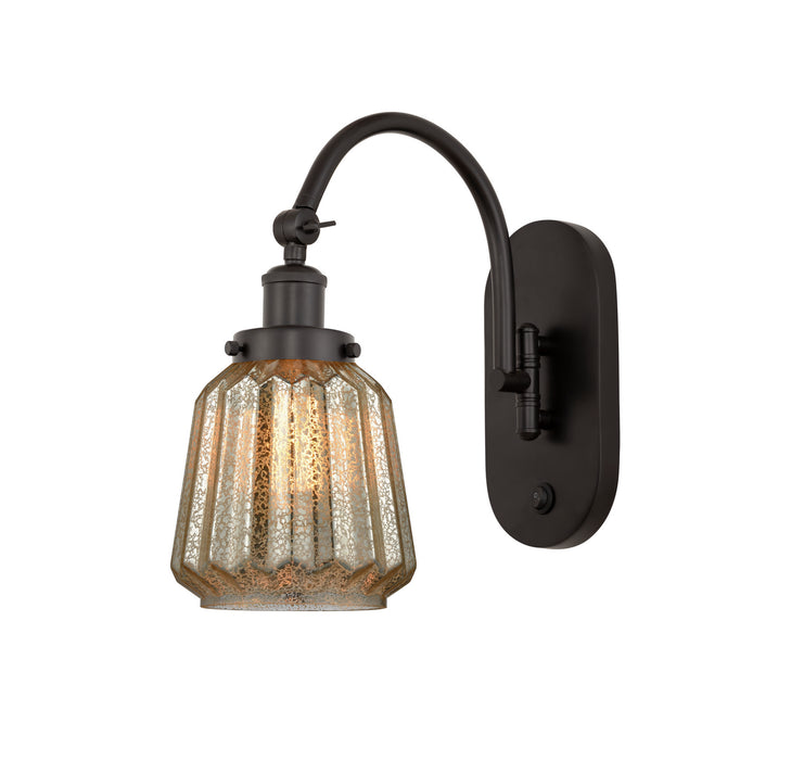 Innovations 918-1W-OB-G146 One Light Wall Sconce, Oil Rubbed Bronze