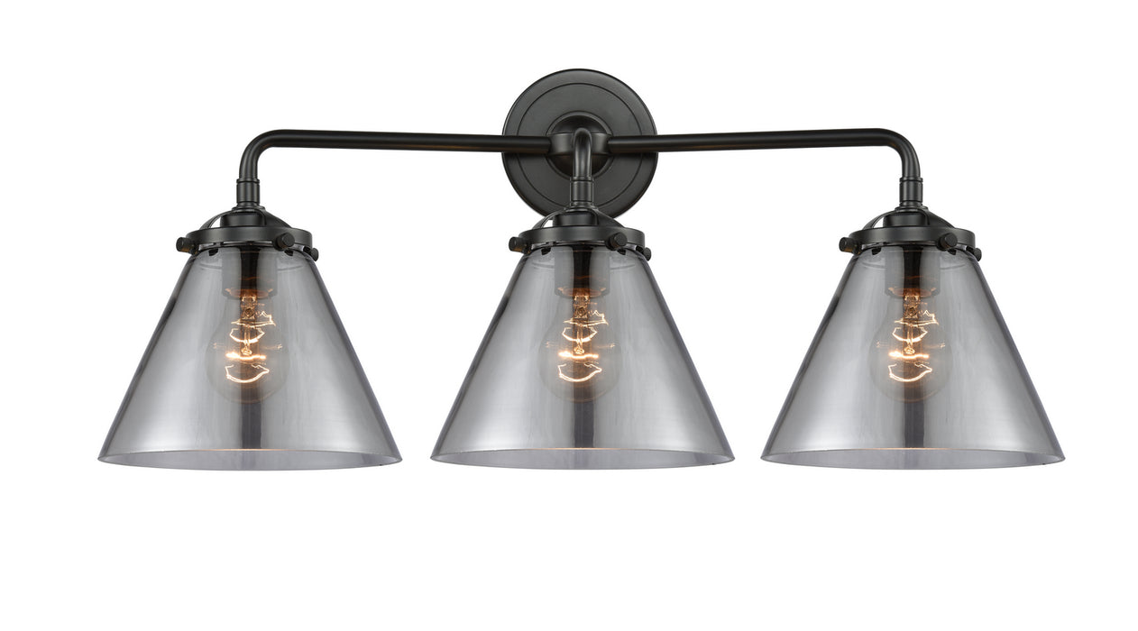 Innovations 284-3W-OB-G43 Three Light Bath Vanity, Oil Rubbed Bronze
