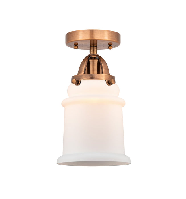 Innovations 288-1C-AC-G181-LED LED Semi-Flush Mount, Antique Copper