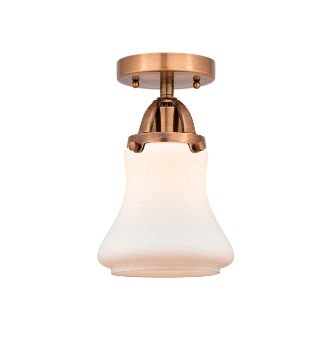 Innovations 288-1C-AC-G191-LED LED Semi-Flush Mount, Antique Copper