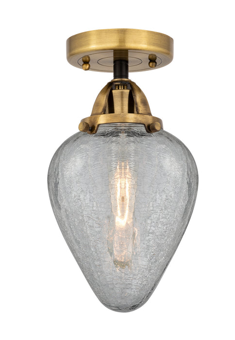 Innovations 288-1C-BAB-G165 One Light Semi-Flush Mount, Black Antique Brass