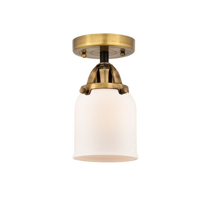 Innovations 288-1C-BAB-G51 One Light Semi-Flush Mount, Black Antique Brass