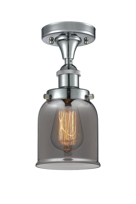 Innovations 916-1C-PC-G53 One Light Semi-Flush Mount, Polished Chrome