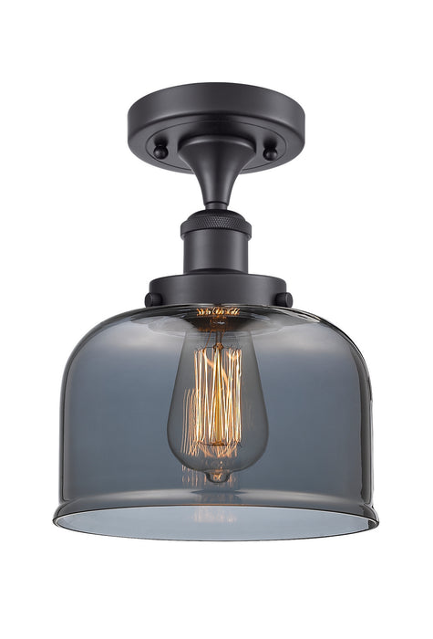 Innovations 916-1C-BK-G73-LED LED Semi-Flush Mount, Matte Black