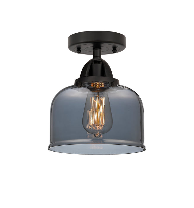 Innovations 288-1C-BK-G73 One Light Semi-Flush Mount, Matte Black
