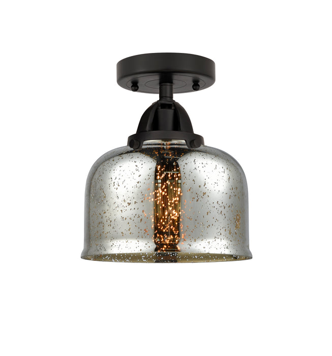 Innovations 288-1C-BK-G78 One Light Semi-Flush Mount, Matte Black