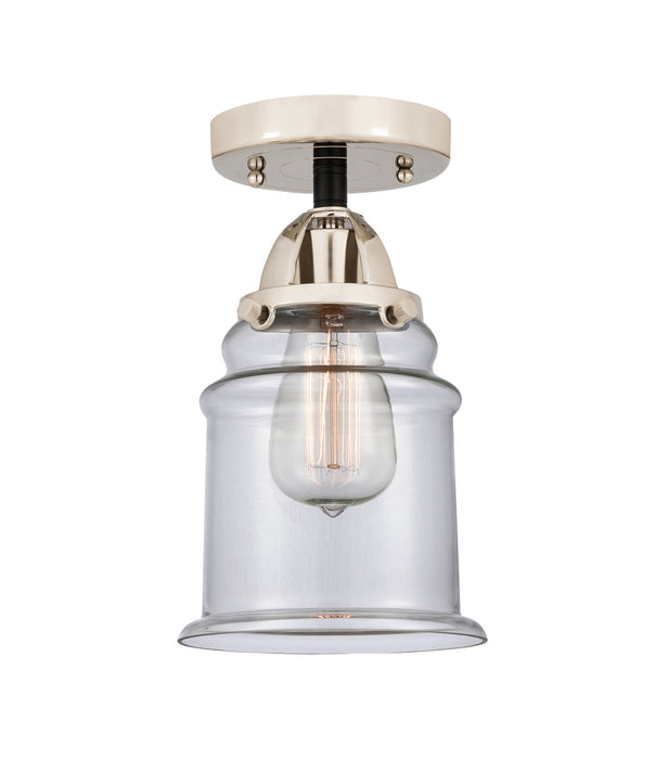 Innovations 288-1C-BPN-G182 One Light Semi-Flush Mount, Black Polished Nickel