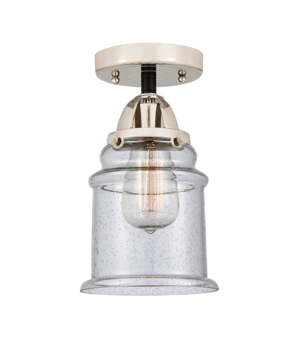 Innovations 288-1C-BPN-G184 One Light Semi-Flush Mount, Black Polished Nickel