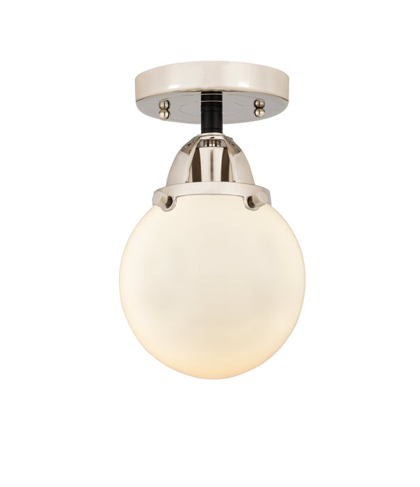 Innovations 288-1C-BPN-G201-6 One Light Semi-Flush Mount, Black Polished Nickel