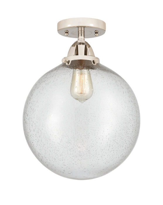 Innovations 288-1C-PN-G204-12 One Light Semi-Flush Mount, Polished Nickel