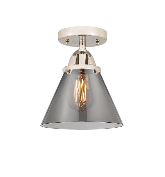 Innovations 288-1C-PN-G43 One Light Semi-Flush Mount, Polished Nickel