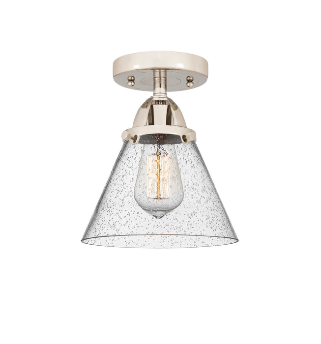 Innovations 288-1C-PN-G44 One Light Semi-Flush Mount, Polished Nickel