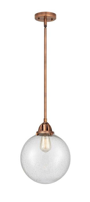 Innovations 288-1S-AC-G204-10-LED LED Mini Pendant, Antique Copper