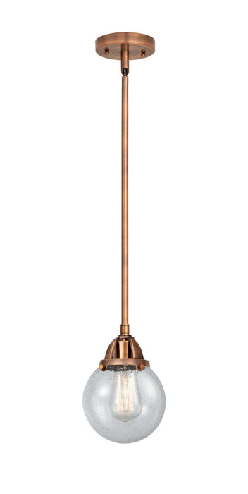 Innovations 288-1S-AC-G204-6-LED LED Mini Pendant, Antique Copper