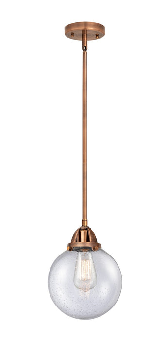 Innovations 288-1S-AC-G204-8-LED LED Mini Pendant, Antique Copper