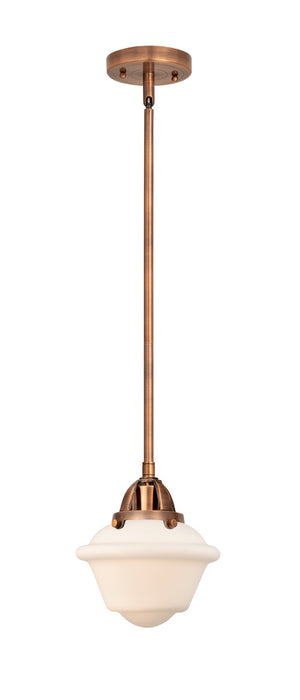 Innovations 288-1S-AC-G531 One Light Mini Pendant, Antique Copper