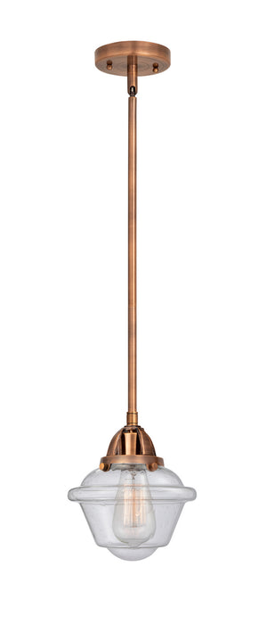 Innovations 288-1S-AC-G534 One Light Mini Pendant, Antique Copper